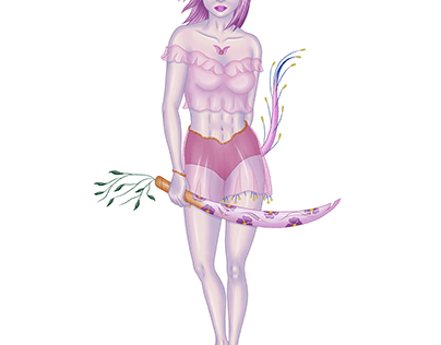Floral Warrior: Commission Your Elf Art