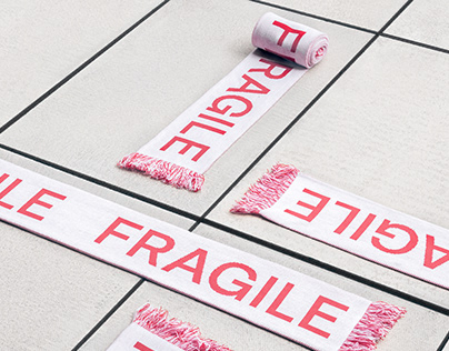 Fragile Goods - Typographic Scarf