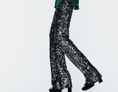 Zara Woman | Sequins Leggings