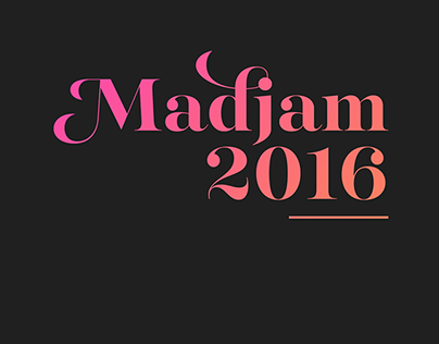 MADJAM 2016 Branding