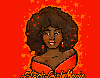 Black Girl Magic Illustration