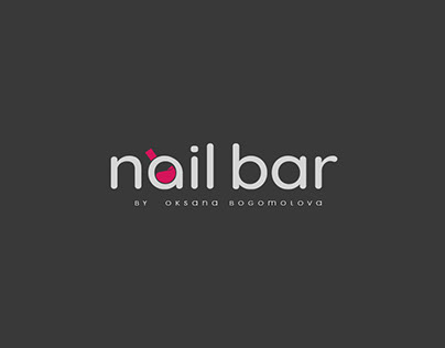Логотип для студии маникюра и педикюра NAIL BAR