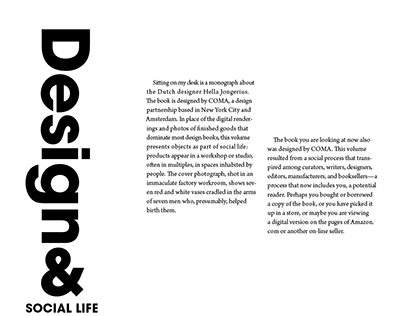 Design & Social Life