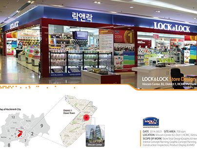 LOCK&LOCK Store Design - Vincom1