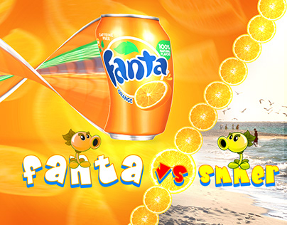 This is an ad for fanta's orange drink 👌😁