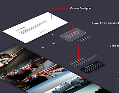 Concept webdesign of concept car by Citroen