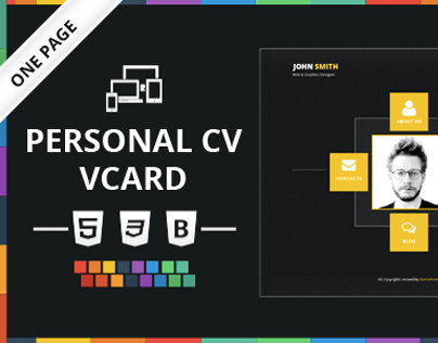 Personal CV Vcard 