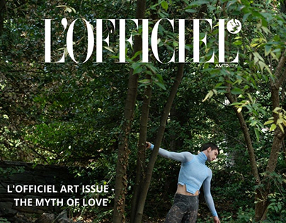 THE MYTH OF LOVE ON L'OFFICIEL ITALIA - THE ART ISSUE