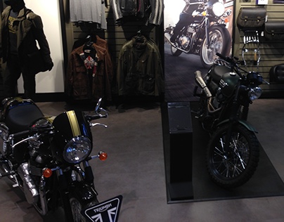 Triumph Motorcycles Lobby Re-design