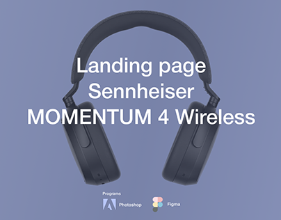 Landing page Sennheiser MOMENTUM 4 Wireless