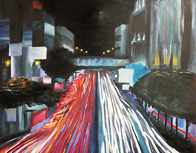 Urban Life Oil Paintings
