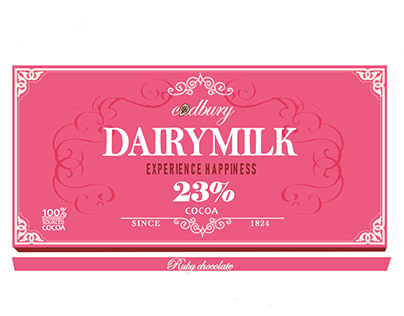 Cadbury Dairymilk redesign and add campaign