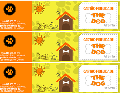 Cartão Fidelidade - Pet the dog