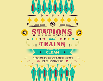 Singapore Train Announcement - Illustration