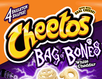 Cheetos Bag of Bones Halloween Design