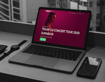 Concert Ticket Website Design