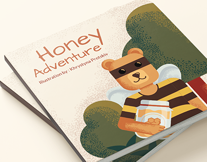 Children book Illustrations "Honey Adventure"