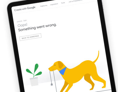 Create with Google • Error Pages