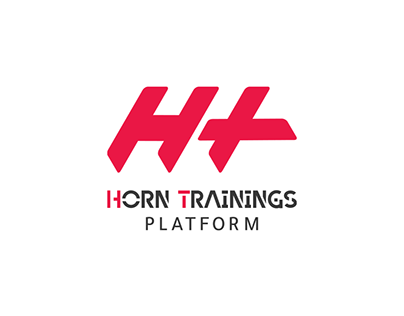Horn Trainings شعار وهوية لمنصة