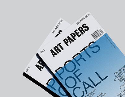 Art Papers Editorial Design
