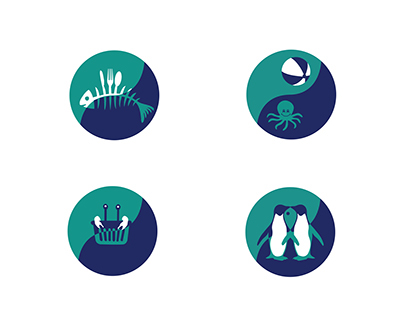 Two Oceans Aquarium Icon Design