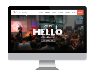  Convocation - Event and Conference Landing Page 