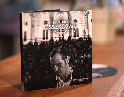 Typographic CD Cover – Pajor Tamás- Összközmű