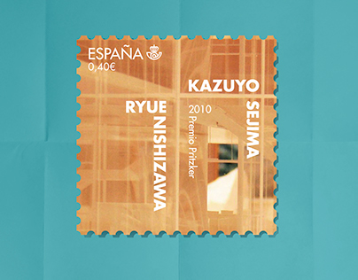 Postage Stamps - The Pritzker Architecture Prize -