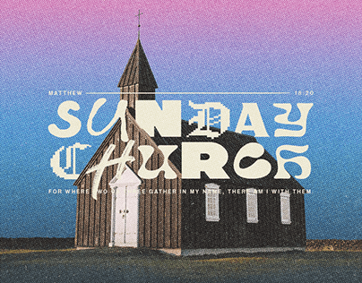 Sunday Church | Christian Poster
