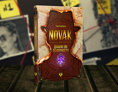 Book Cover | Novak e o Diário do Alquimista