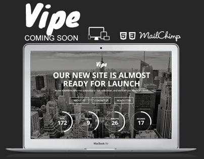 Vipe - Coming Soon Template