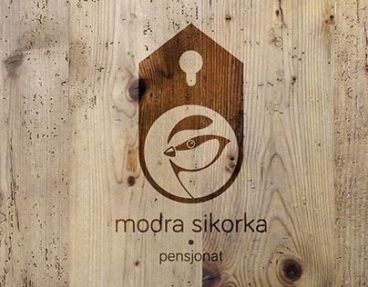 Branding of a family guesthouse "Modra sikorka"