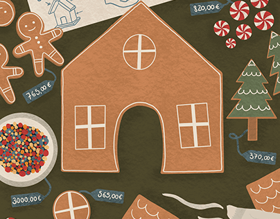 Project thumbnail - Illustration - How to Build a Gingerbread House in 2023