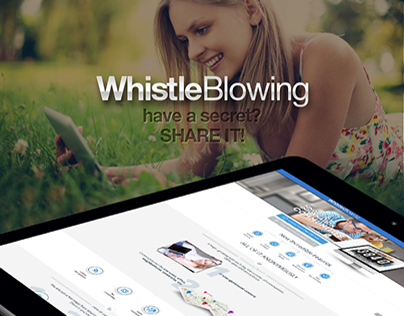 Web site for a whistles service