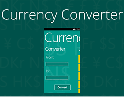 Currency Converter for Windows Phone