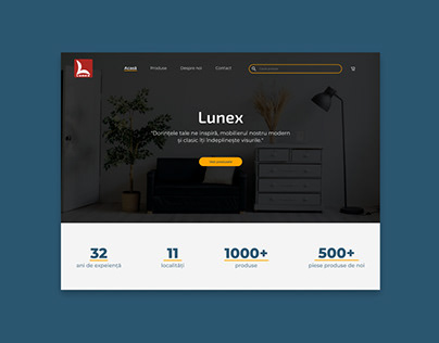UI/UX Lunex furniture website