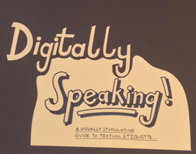 Digitally Speaking: A Visual Guide To Text Etiquette...