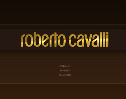 Roberto Cavalli - web site
