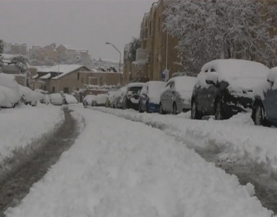Snow In December 2013 - Jerusalem
