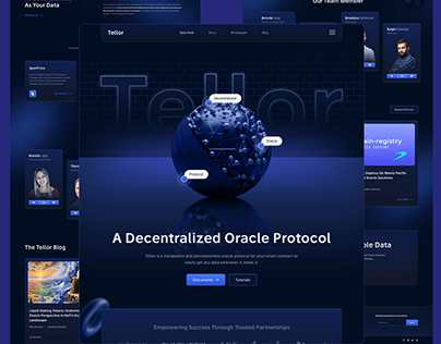 Crypto Decentralized Landing Page