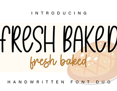 Fresh Baked font duo