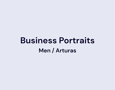 Business Portraits / Arturas