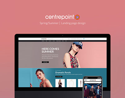 Centrepoint Spring/Summer Landing Page