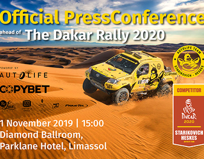 Grafische Begleitung von Dakar-Team aus Zypern 2020