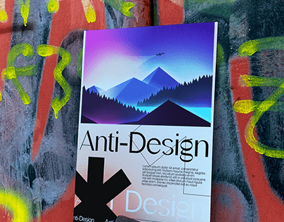 Modern Poster Design (Anti Design- 2023 Trend)
