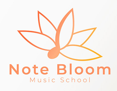 Note Bloom Music School: Logo & Branding