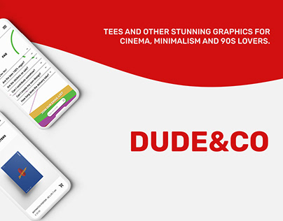 Dude&Co web - Tees for cinema & minimalism lovers