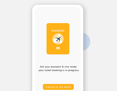 Passport Document Lottie Animation for App & Web
