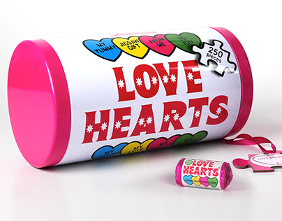 Love Hearts Jigsaw // Packaging