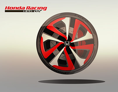 Automotive Wheel Design Sketch Render 2